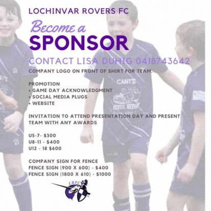 2021 Registrations - Lochinvar Rovers Football Club Maitland